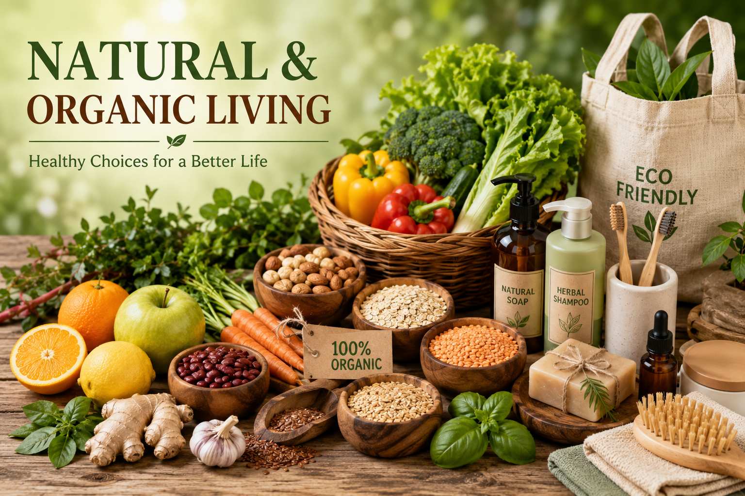 The Ultimate Guide to Natural & Organic Living: Healthy Choices for Everyday Life