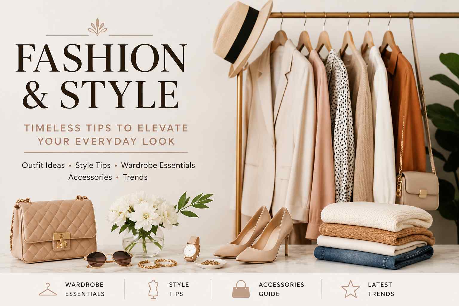 Fashion & Style: Timeless Tips to Elevate Your Everyday Look