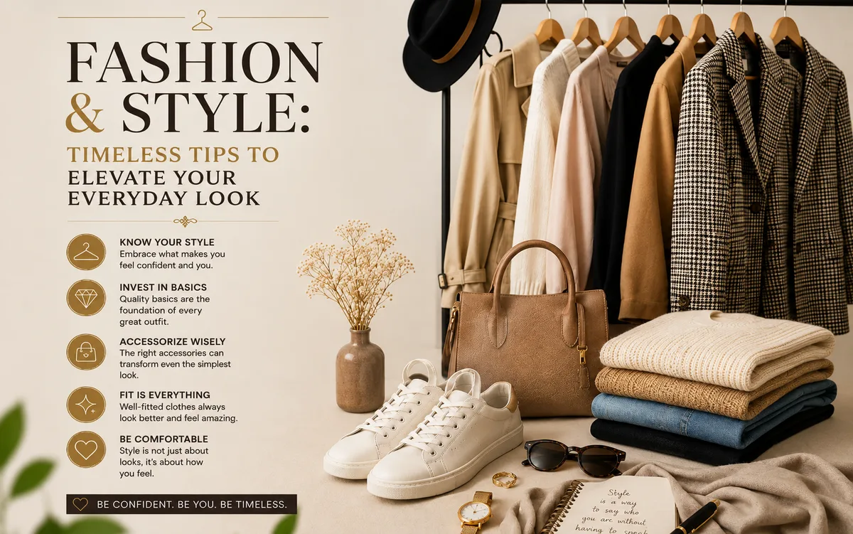 Fashion & Style: Timeless Tips to Elevate Your Everyday Look