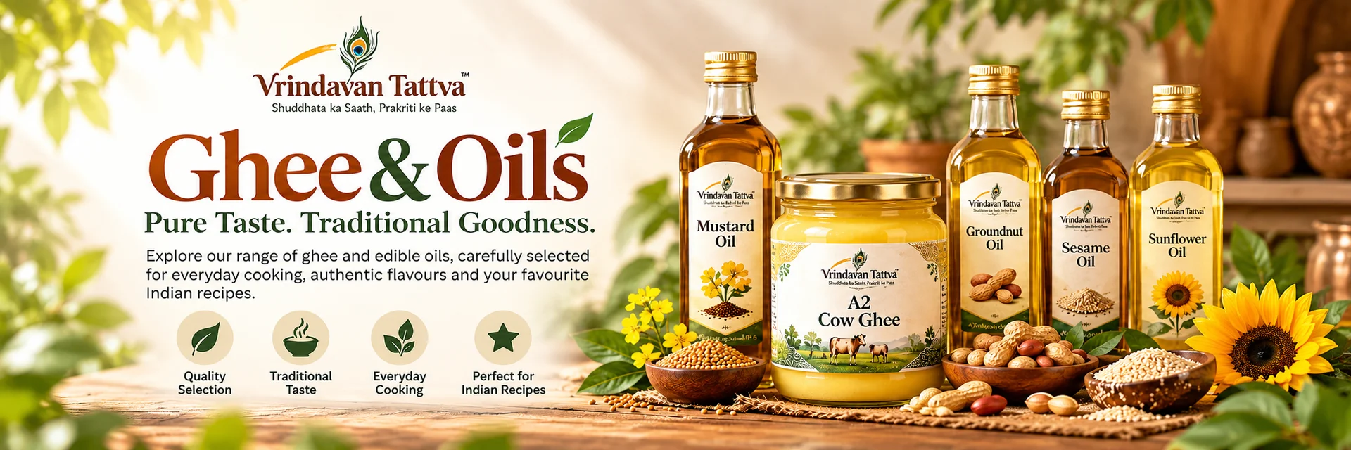 Ghee & Oils category banner