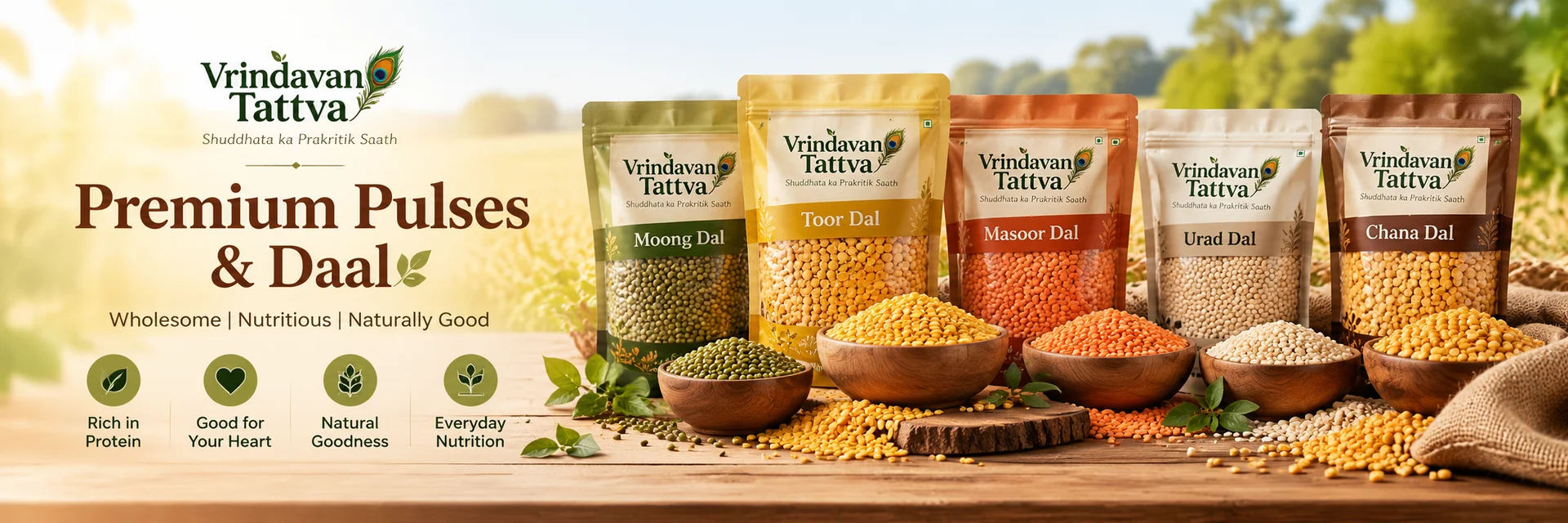 Pulse or Daal category banner