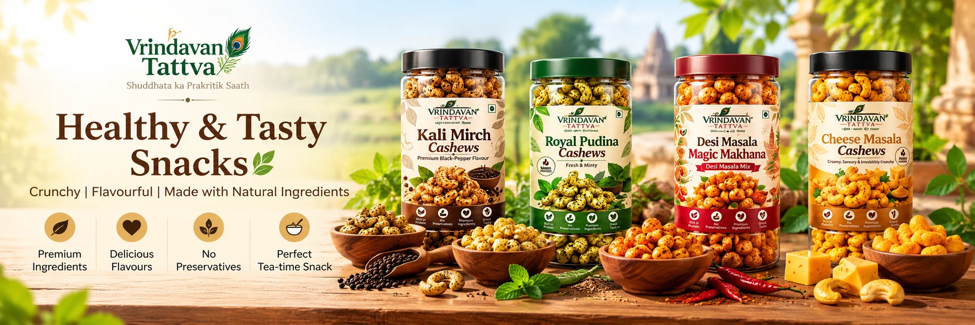 Snacks category banner