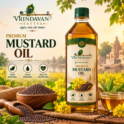 Vrindavan Tattva Premium Mustard Oil 1L