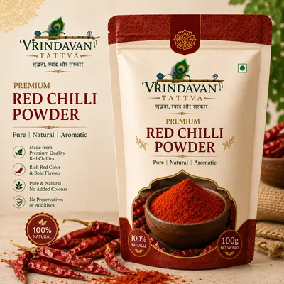 Vrindavan Rasa Premium Red Chilli Powder 100g