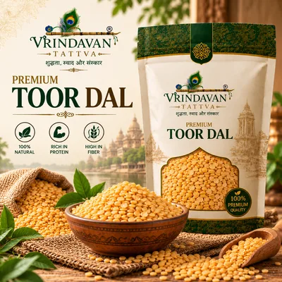 Vrindavan Tattva Premium Toor Dal Toor Dal 500g