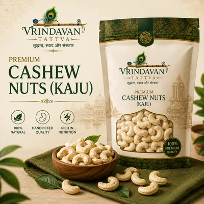 Vrindavan Rasa Premium Cashew Nuts (Kaju)  250g (Pack Of 1)
