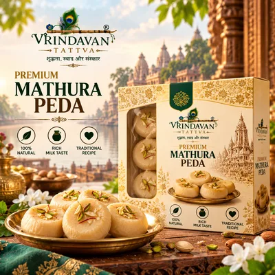 Vrindavan Tattva Premium Mathura Peda 500g