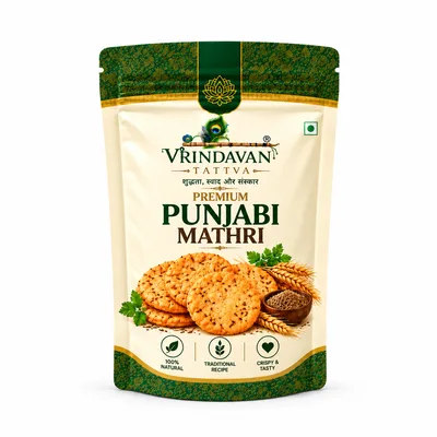 Vrindavan Tattva Premium Punjabi Mathri 250g