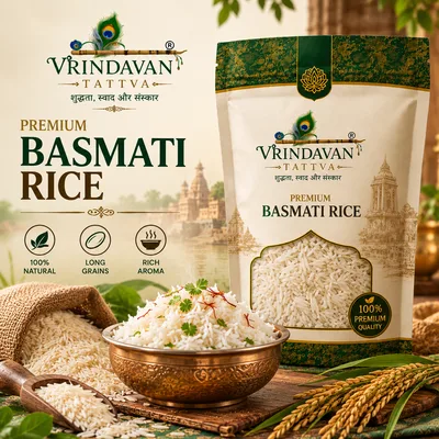 Vrindavan Tattva Premium Basmati Rice rice 500g
