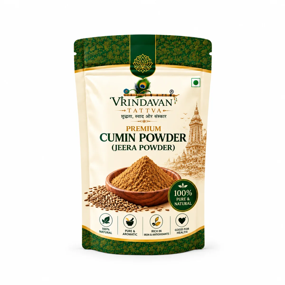 Vrindavan Rasa Premium Cumin Powder (Jeera Powder) 100g