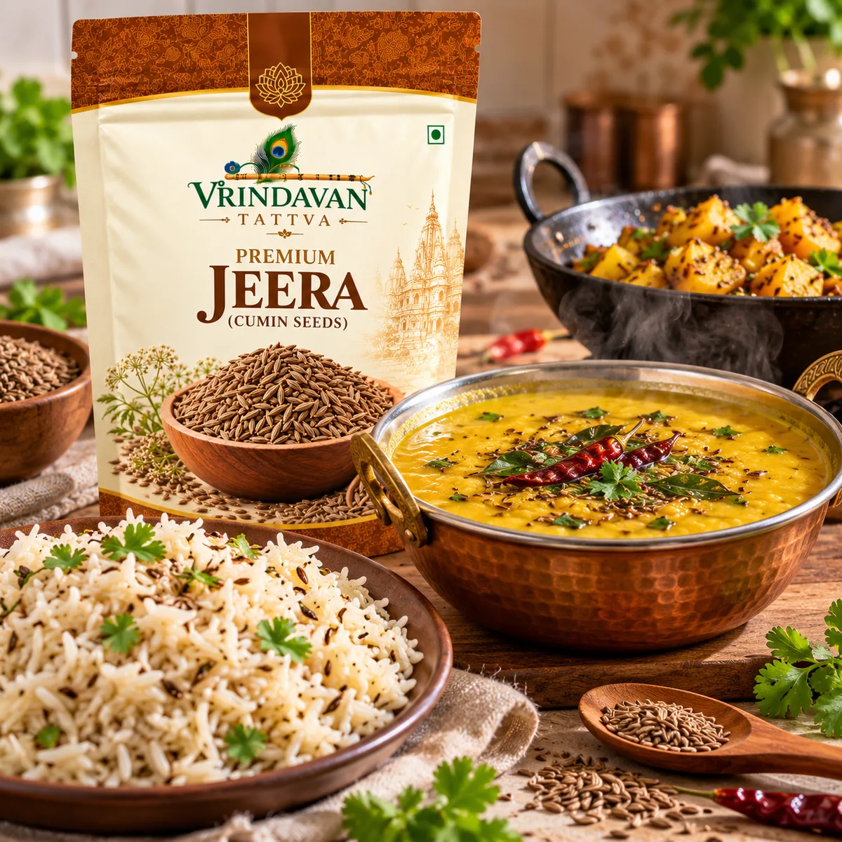 Vrindavan Tattva Premium Whole Jeera 250g thumbnail 3