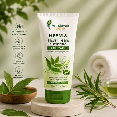 Neem & Tea Tree Purifying Face Wash For All Skin Type 100ml (pack of 1)