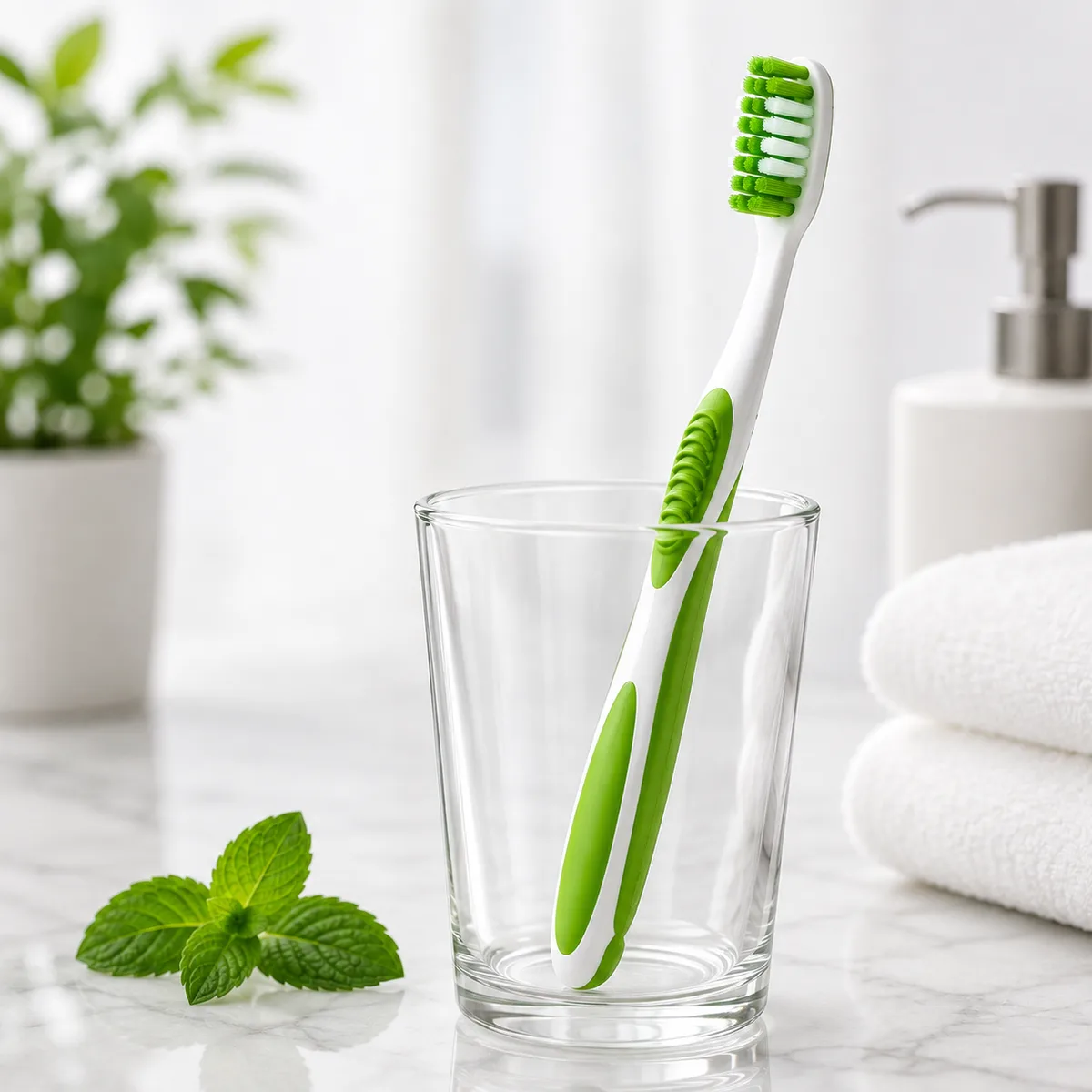 Vrindavan Rasa Soft Bristle Toothbrush Green Pack Of 1