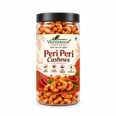 Vrindavan Tattva Peri Peri Cashews 100g