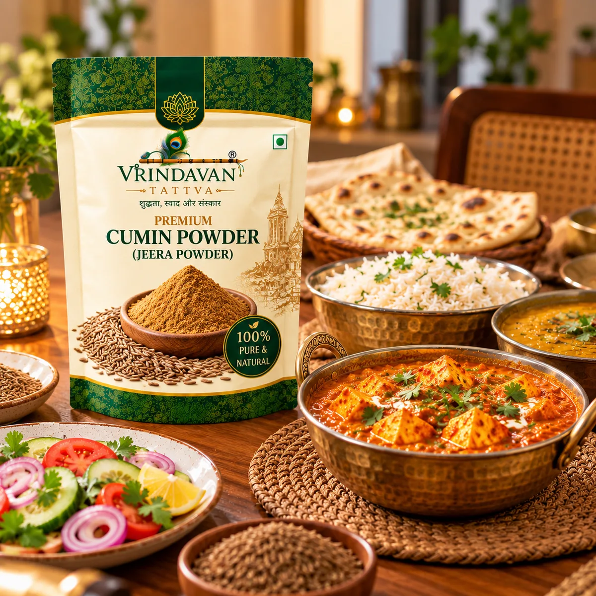 Vrindavan Rasa Premium Cumin Powder (Jeera Powder) 100g thumbnail 4