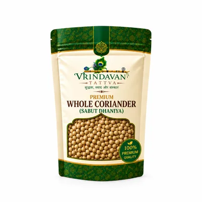 Vrindavan Tattva Premium Whole Coriander Seeds (Sabut Dhaniya) 100g