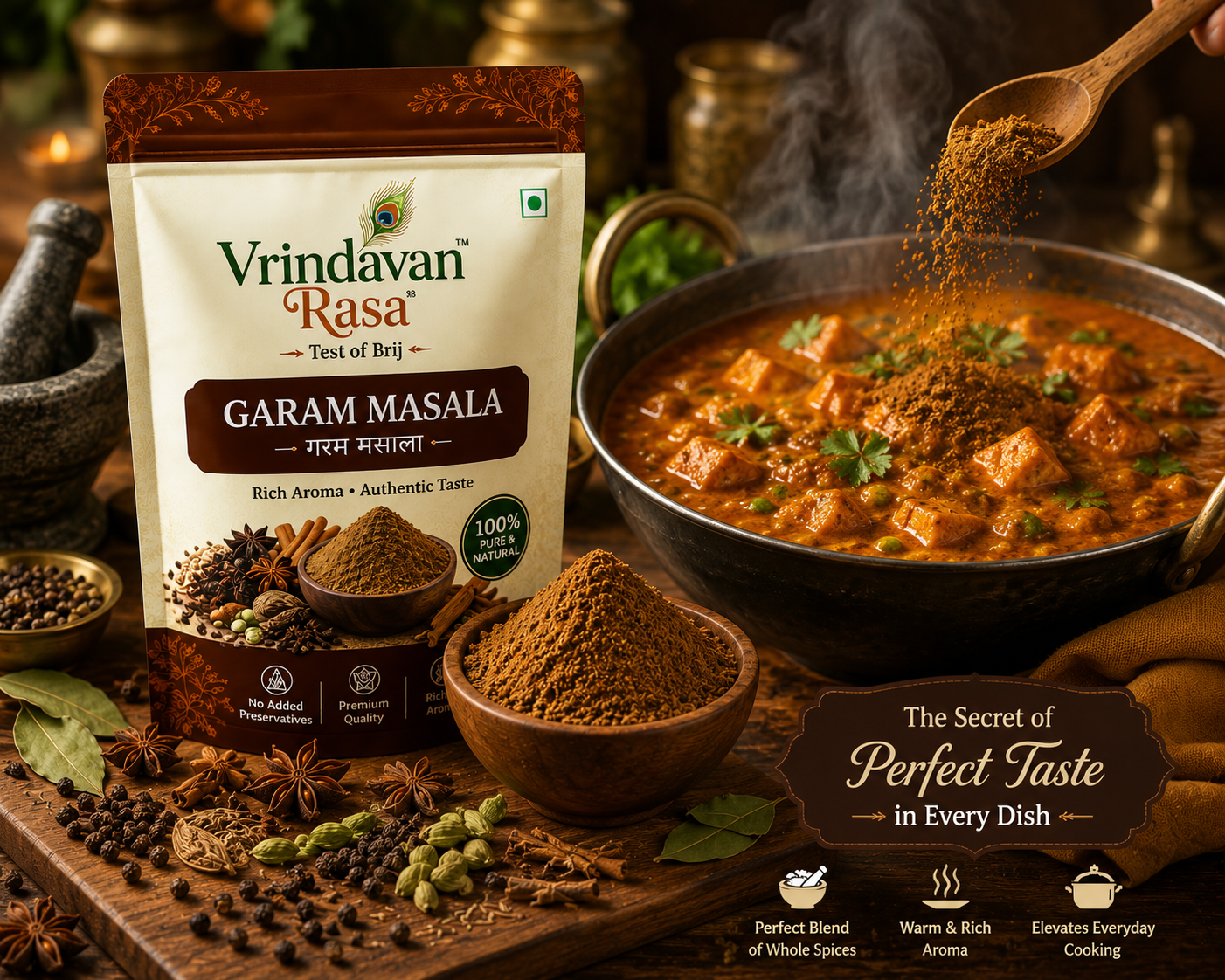 Vrindavan Rasa Rich Aroma Garam Masala 250