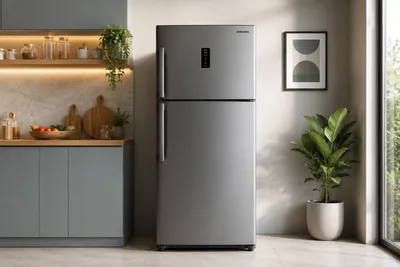 LG Double Door Refrigerator Silver-260L