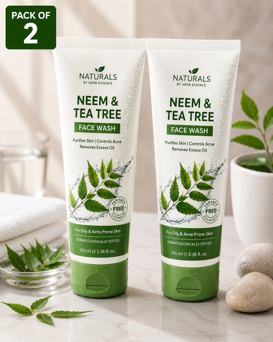 Neem & Tea Tree Purifying Face Wash For All Skin Type 200ml Pack Of 1